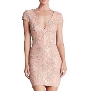 NWT dress the population mini dress Sz large